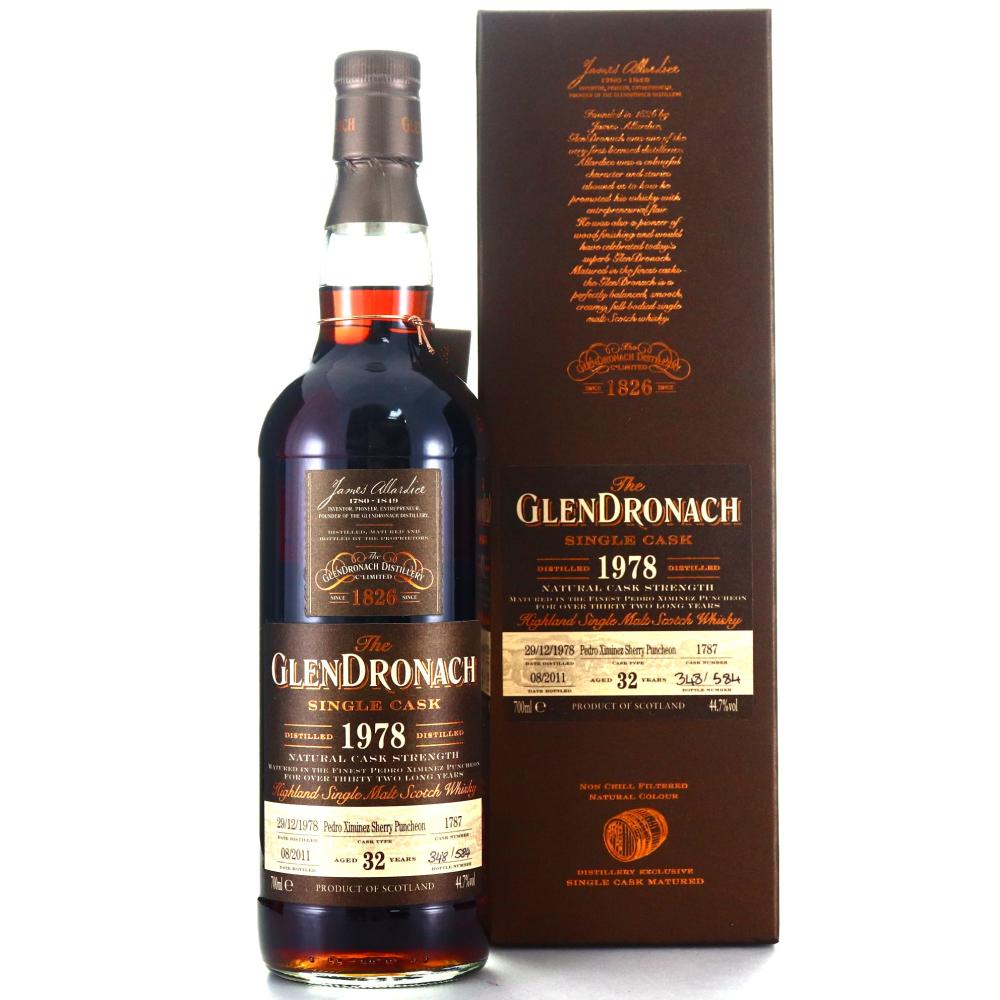 Glendronach 1978 Single PX Cask 32 Year Old #1787