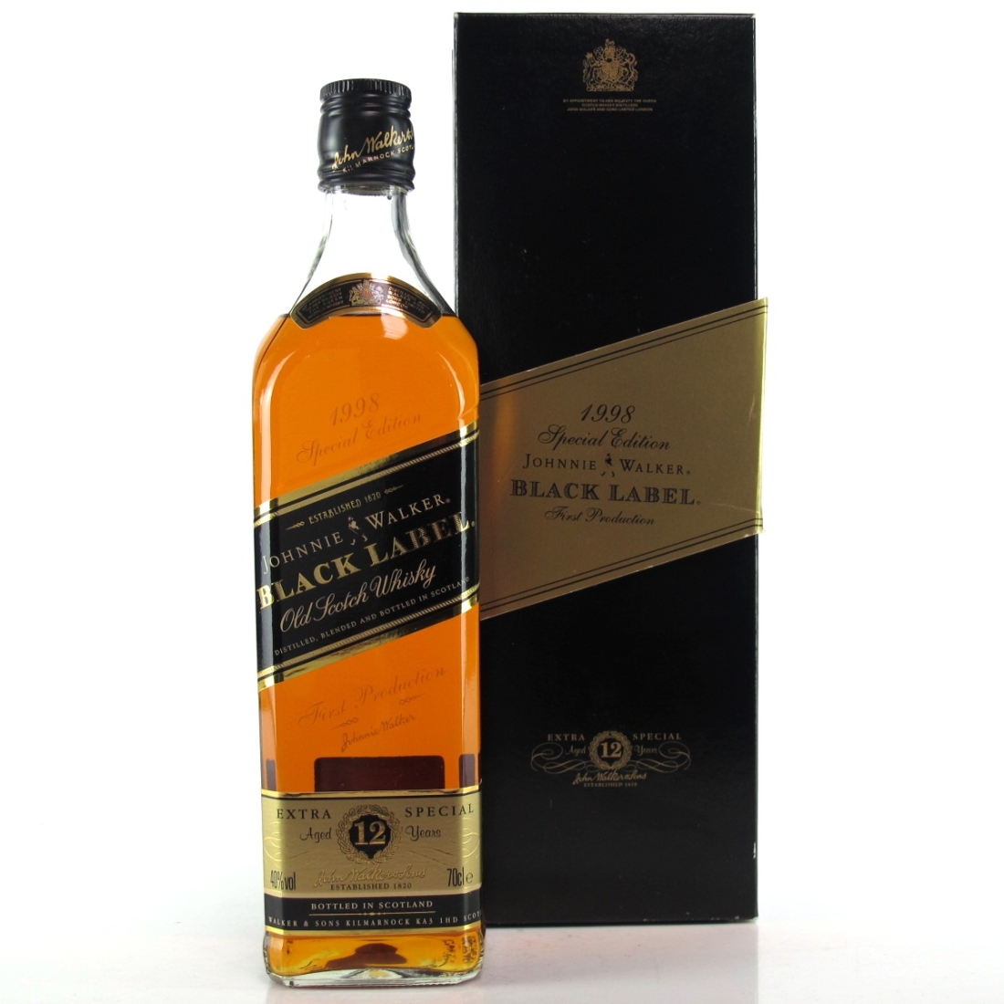 Johnnie Walker Black Label 12 Year Old 1998 Special Edition