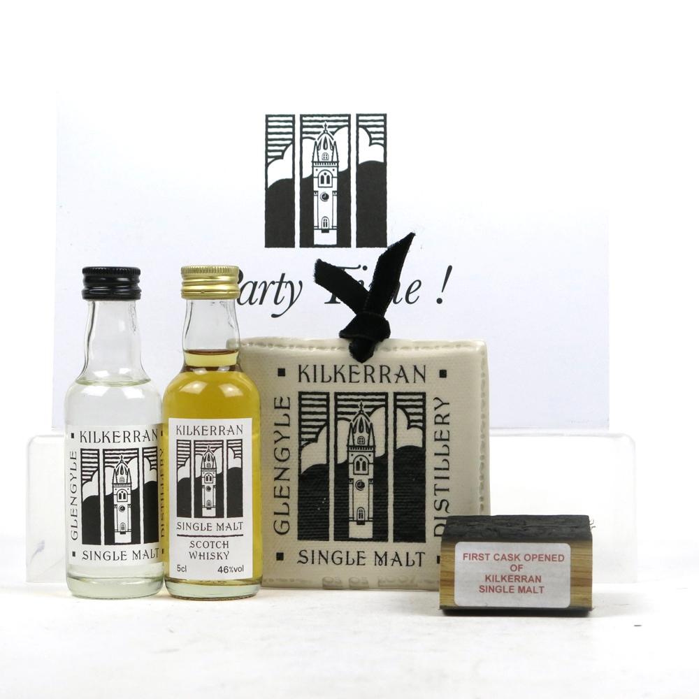 Kilkerran New Make and Single Malt 2x5cl with other branded items