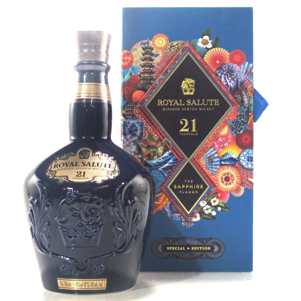 Chivas Royal Salute 21 Year Old Special Edition / Sapphire Flagon