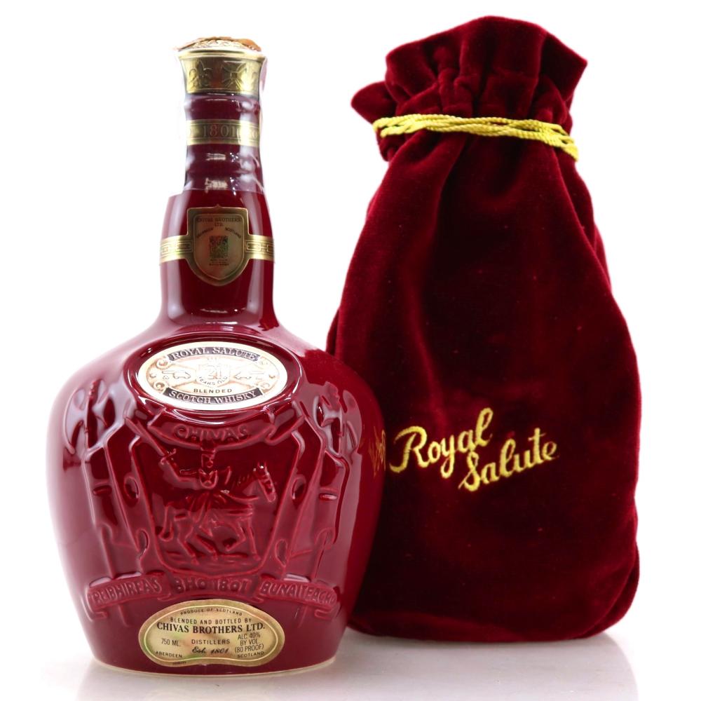 Chivas 21 Year Old Royal Salute 75cl US Import / Ruby Flagon