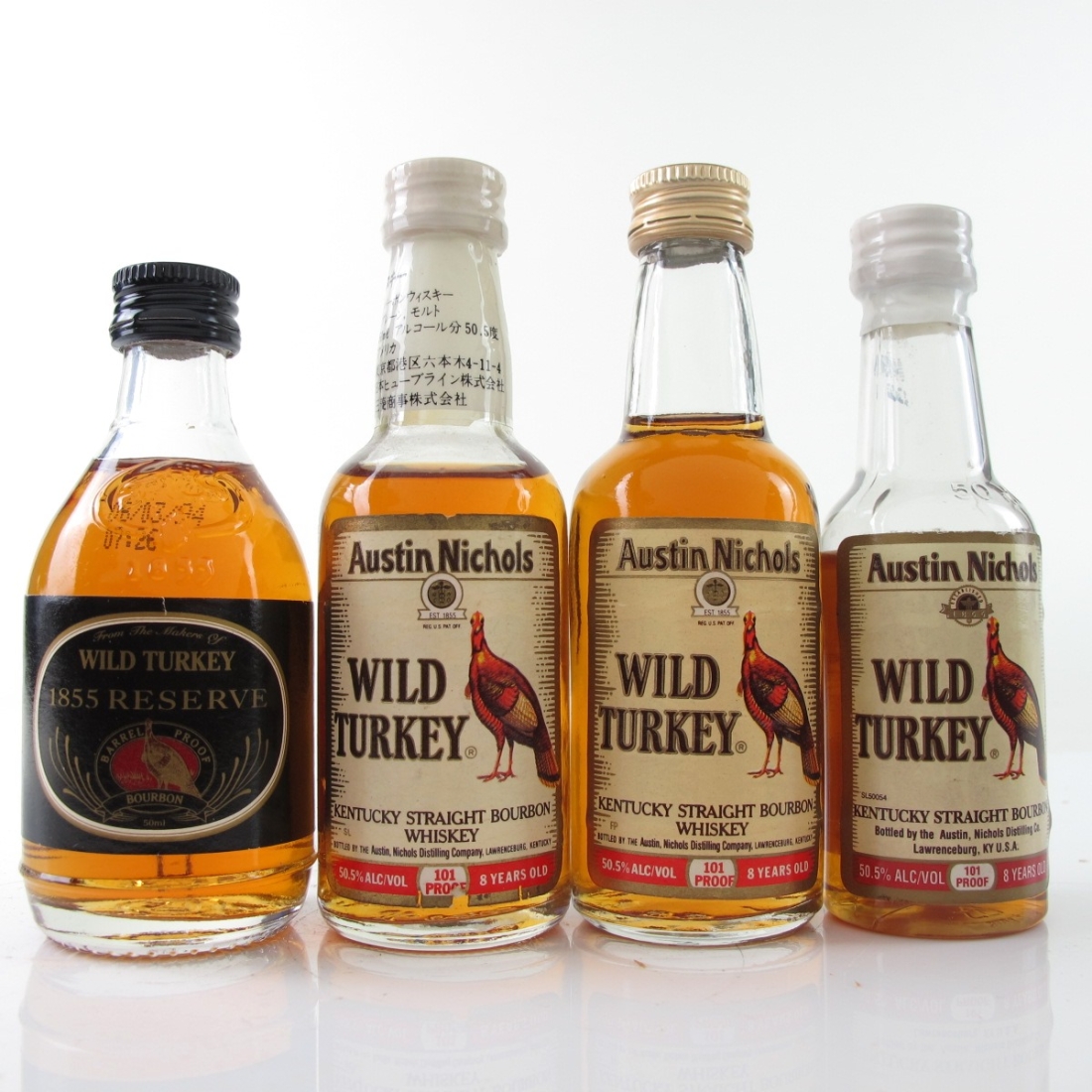Wild Turkey Miniature Selection 4 x 5cl