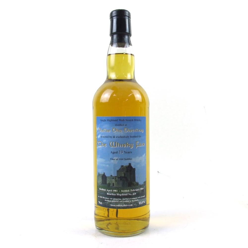 Dallas Dhu 1981 Whisky Fair 23 Year Old