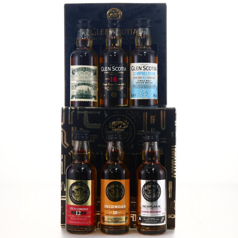 Glen Scotia & Loch Lomond Miniatures x 6