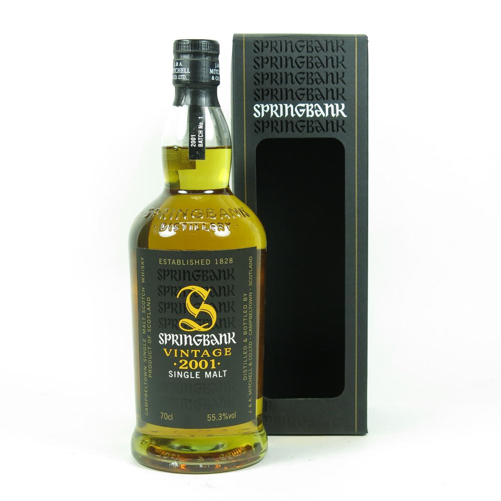 Springbank 2001 Vintage Cask Strength (Signed)
