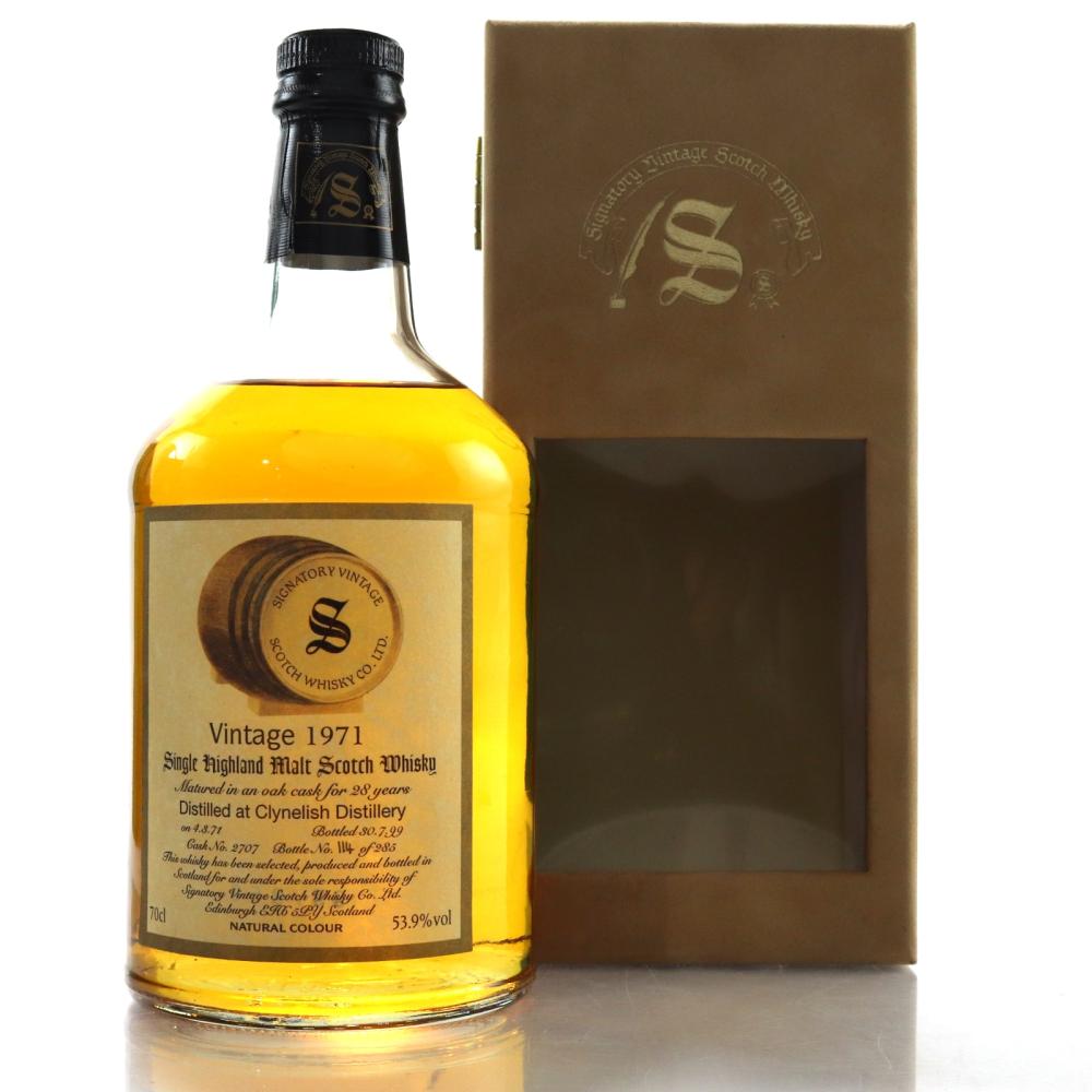 Clynelish 1971 Signatory Vintage 28 Year Old