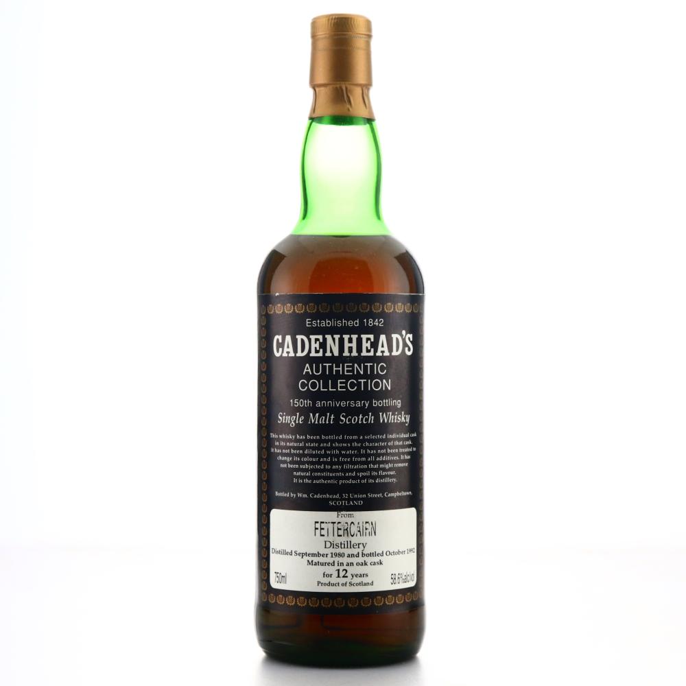 Fettercairn 1980 Cadenhead's 12 Year Old 75cl / 150th Anniversary