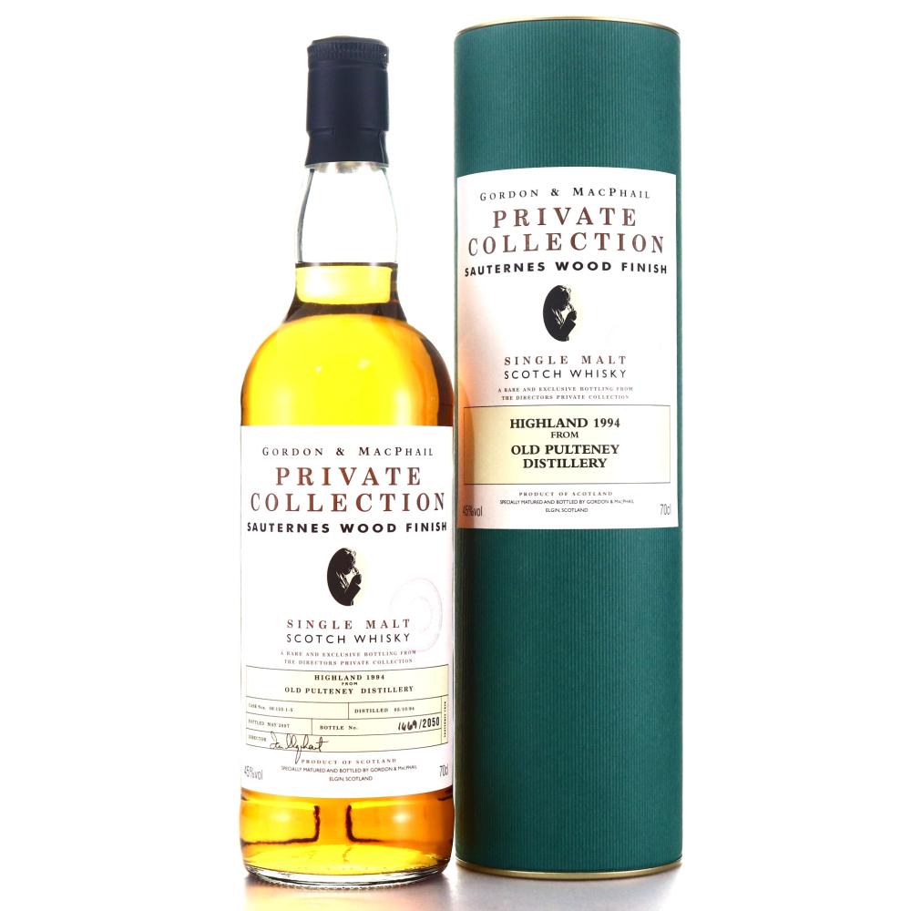 Old Pulteney 1994 Gordon and MacPhail Private Collection