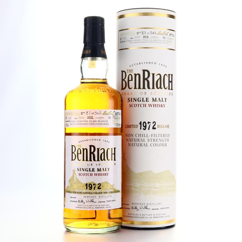 Benriach 1972 Single Oloroso Cask 33 Year Old #1733