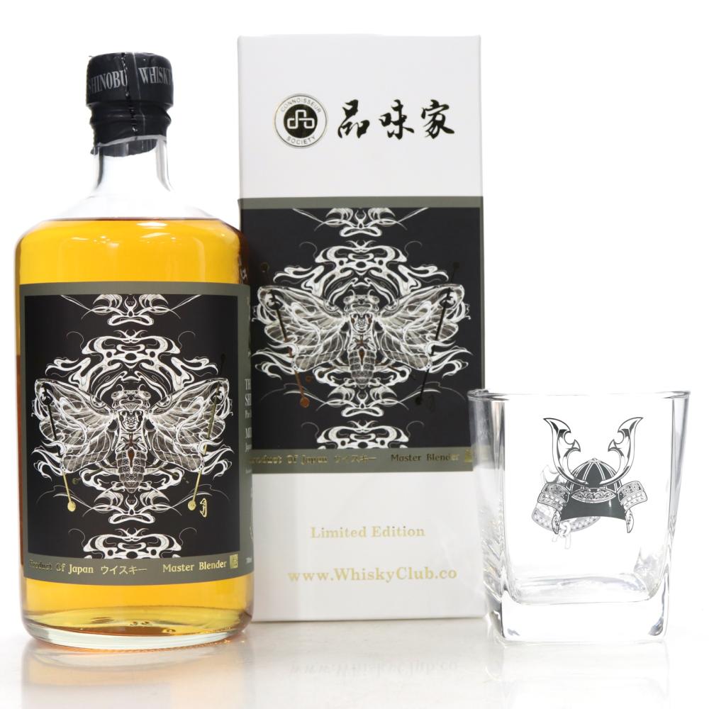 Shinobu Pure Malt Mizunara Finish & Branded Glass / Connoisseur Society