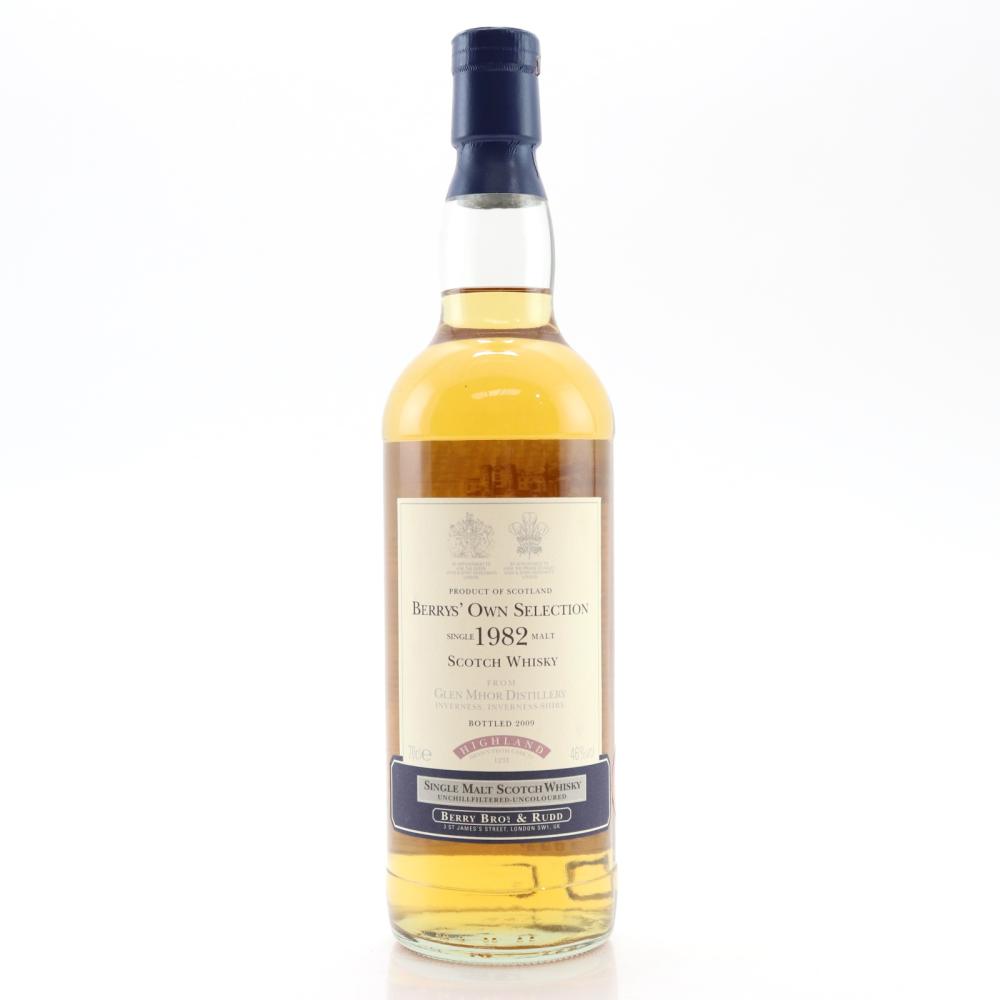 Glen Mhor 1982 Berry Brothers and Rudd