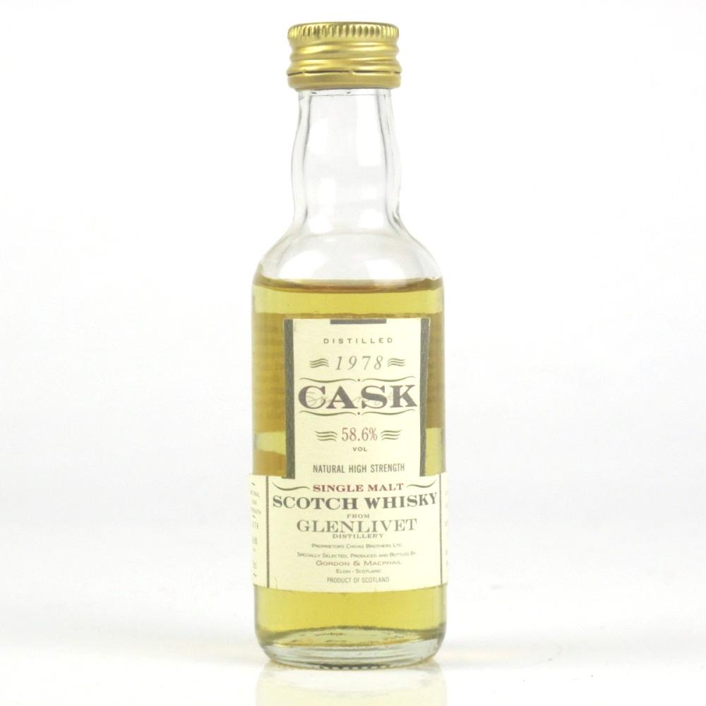 Glenlivet 1978 Gordon and MacPhail 15 Year Old Cask Strength 5cl
