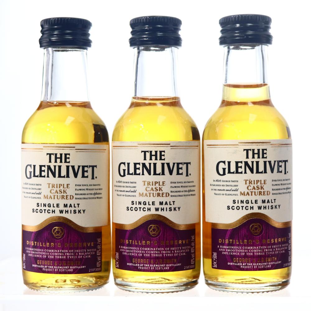 Glenlivet Distiller's Reserve Miniatures 3 x 5cl