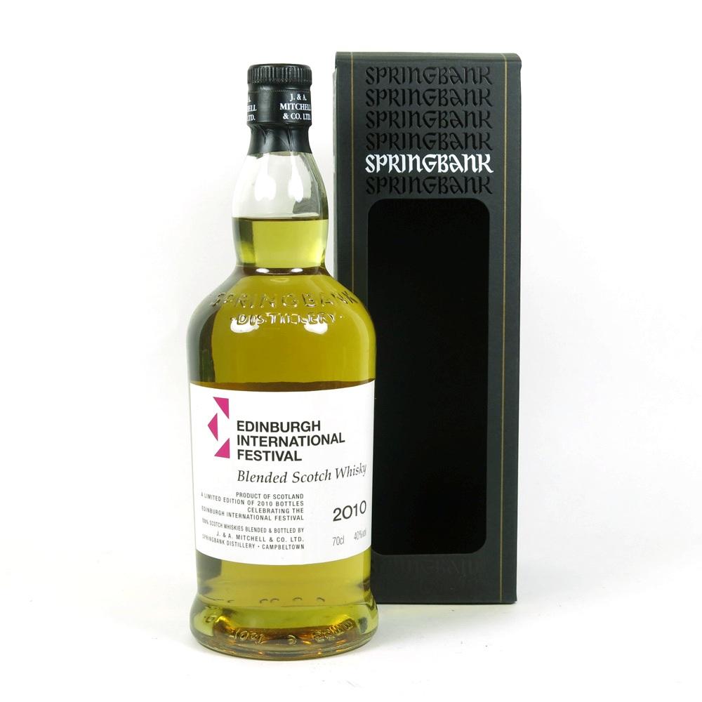 Springbank Edinburgh Festival Blend 2010 (Signed)