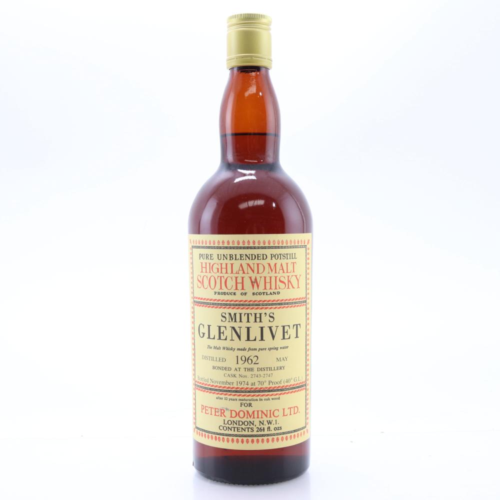 Glenlivet 1962 Smith's 12 Year Old / Peter Dominic Ltd