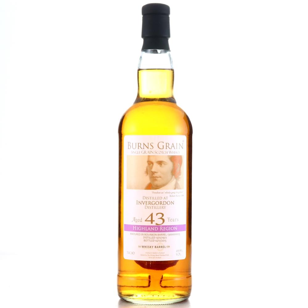 Invergordon 1972 Burns Grain 43 Year Old / TWB