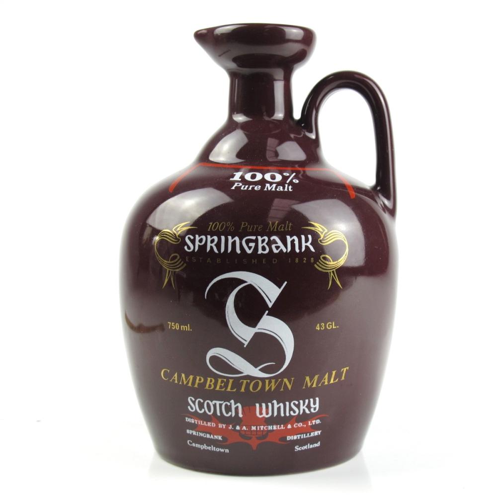 Springbank 100% Pure Malt Decanter 1980s