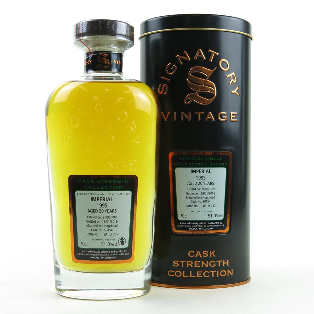Imperial 1995 Signatory Vintage Cask Strength 20 Year Old 