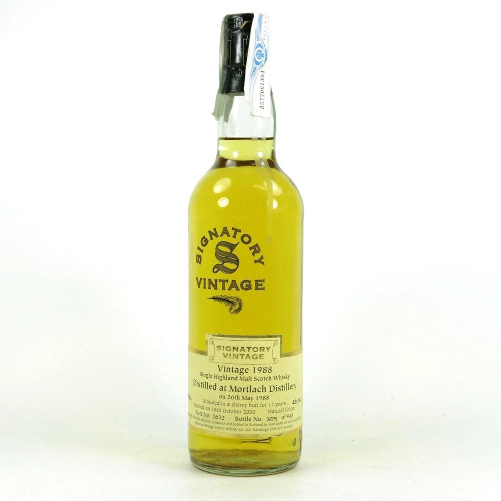 Mortlach 1988 Signatory Vintage 12 Year Old