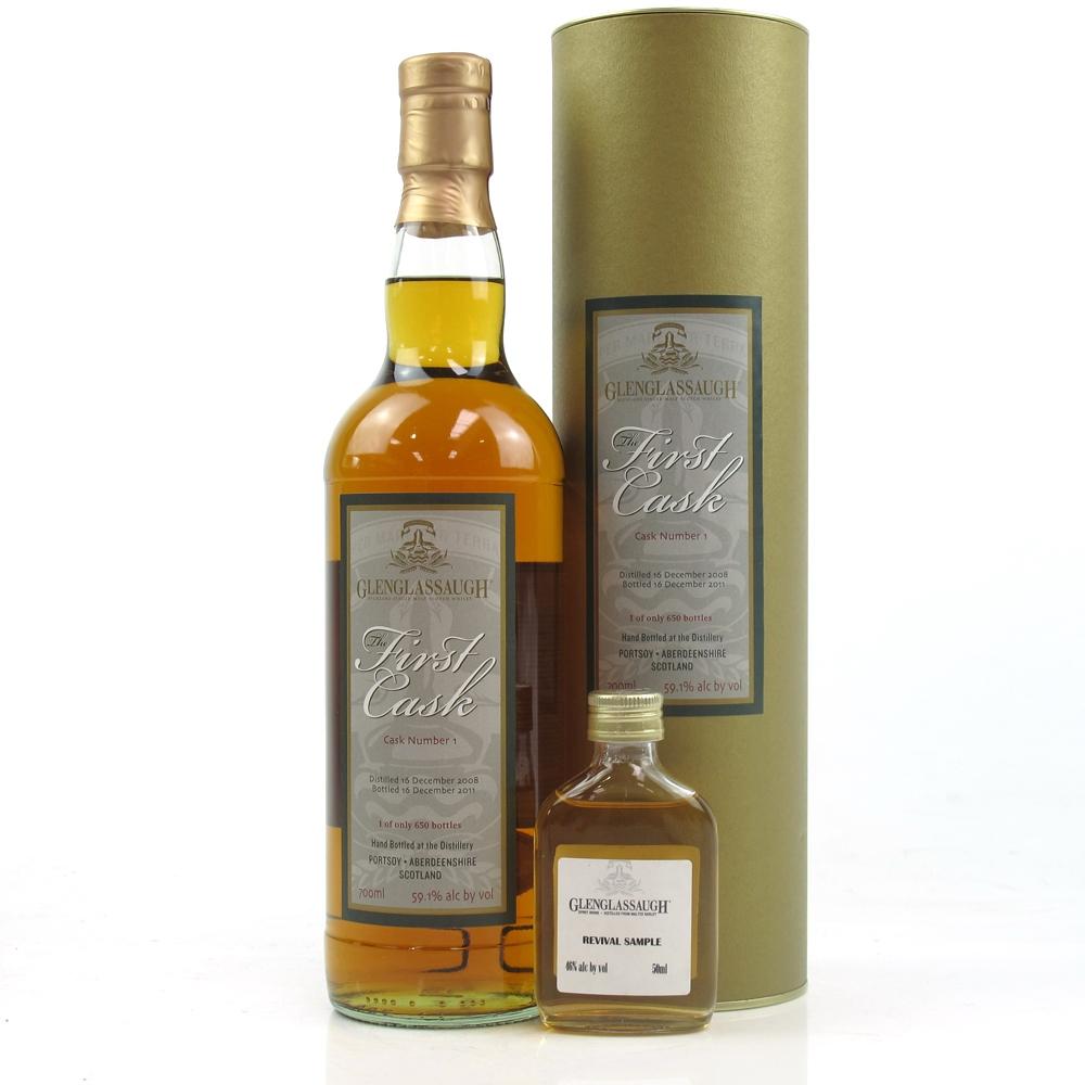 Glenglassaugh 2008 First Cask / Includes Revival Sample