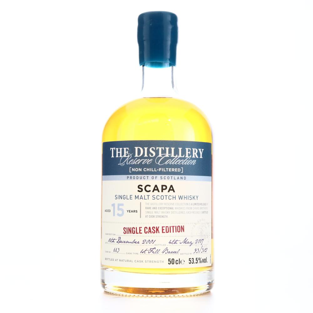 Scapa 2001 Reserve Collection 15 Year Old 50cl / Single Cask Edition