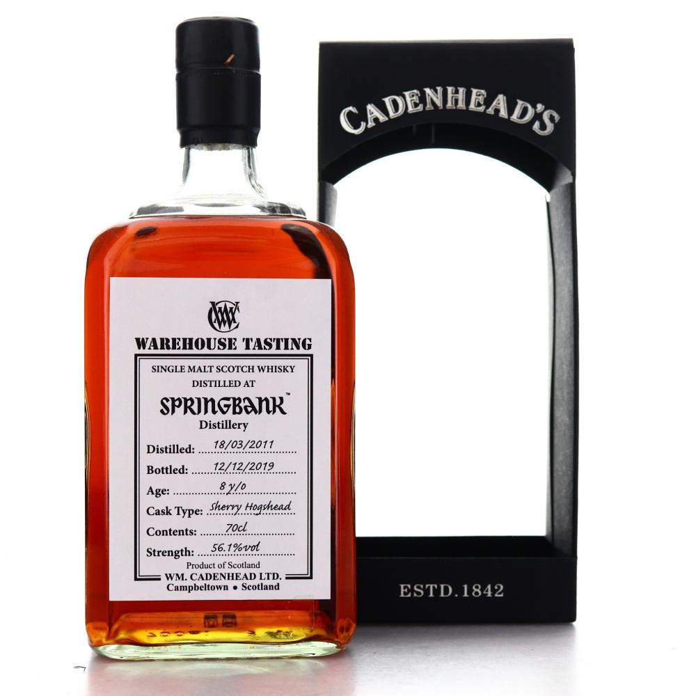 Springbank 2011 Cadenhead's 8 Year Old Warehouse Tasting