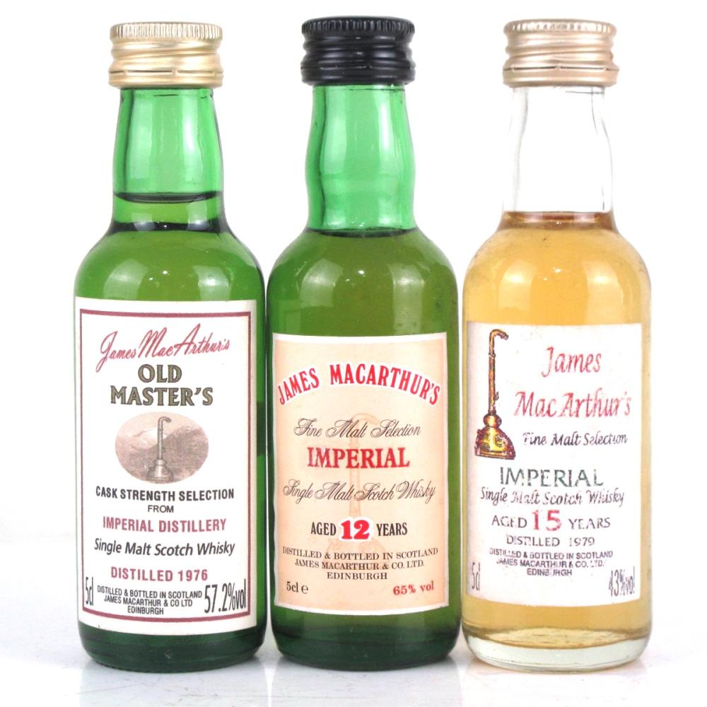 Imperial James MacArthur's Miniature Collection 3 x 5cl