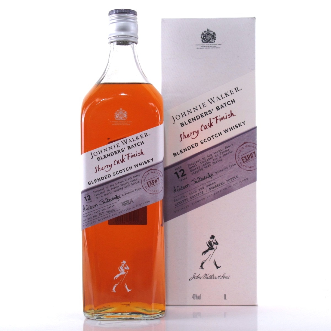 Johnnie Walker Blenders' Batch 12 Year Old Sherry Finish 1 Litre / EXP#7