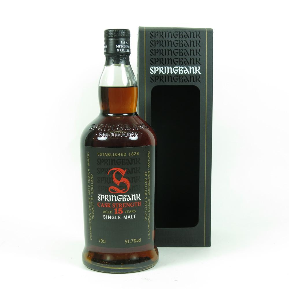 Springbank 15 Year Old Cask Strength (Signed)