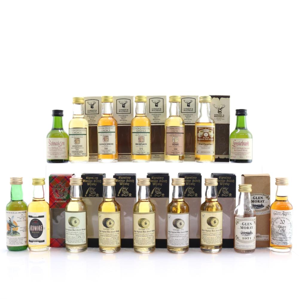 Miscellaneous Single Malt Miniatures x 16