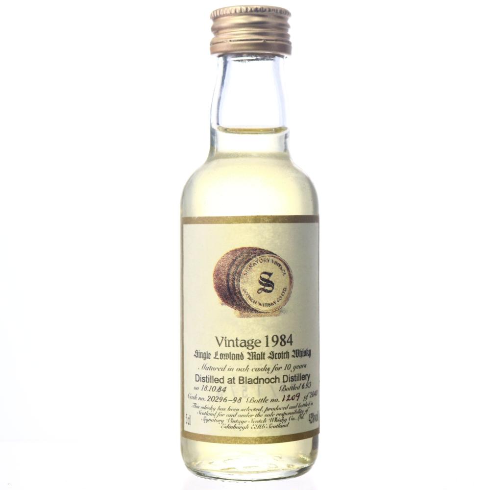 Bladnoch 1984 Signatory Vintage 10 Year Old 5cl Miniature