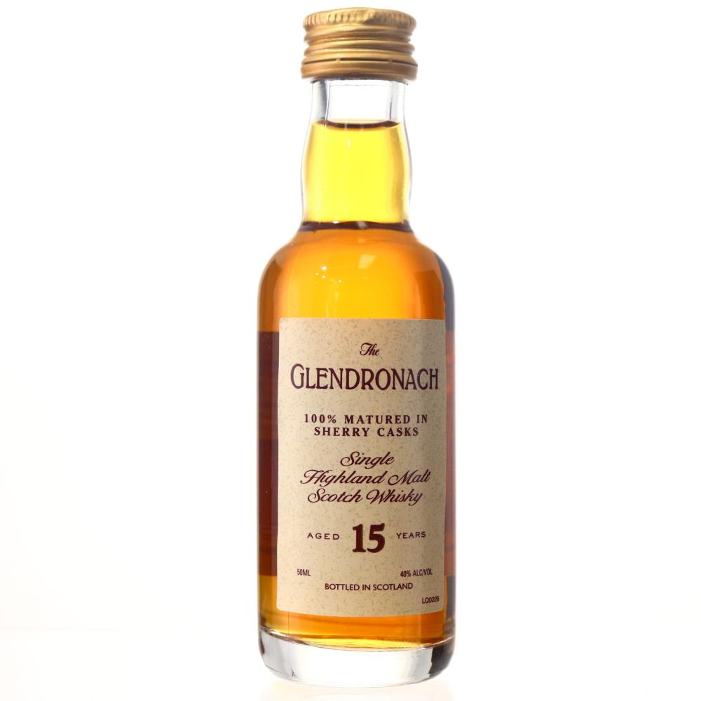 Glendronach 15 Year Old Sherry Wood Miniature 5cl