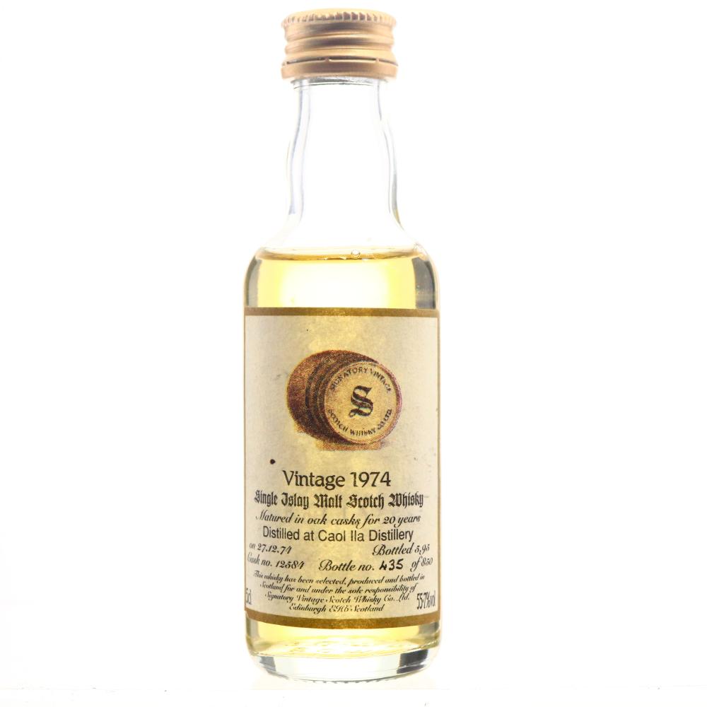 Caol Ila 1974 Signatory Vintage 20 Year Old Miniature 5cl