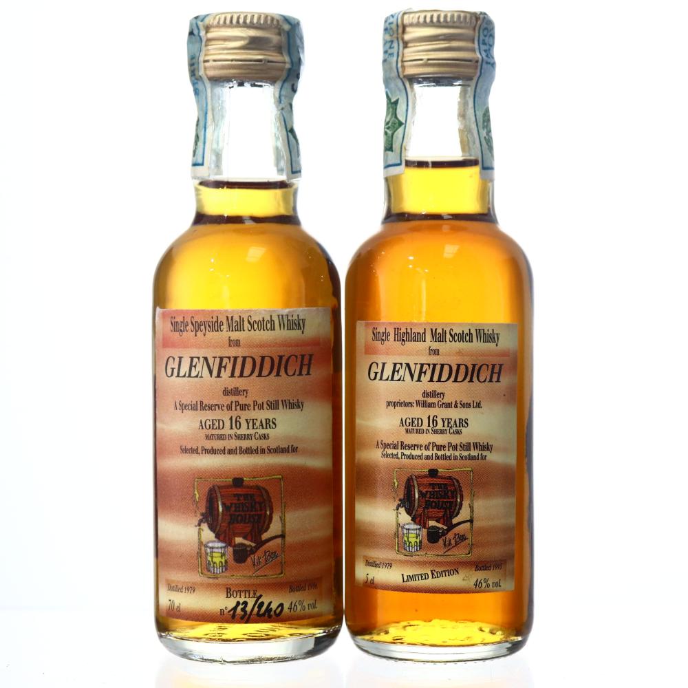 Glenfiddich 1979 Kik Bar 16 Year Old Miniature 2 x 5cl