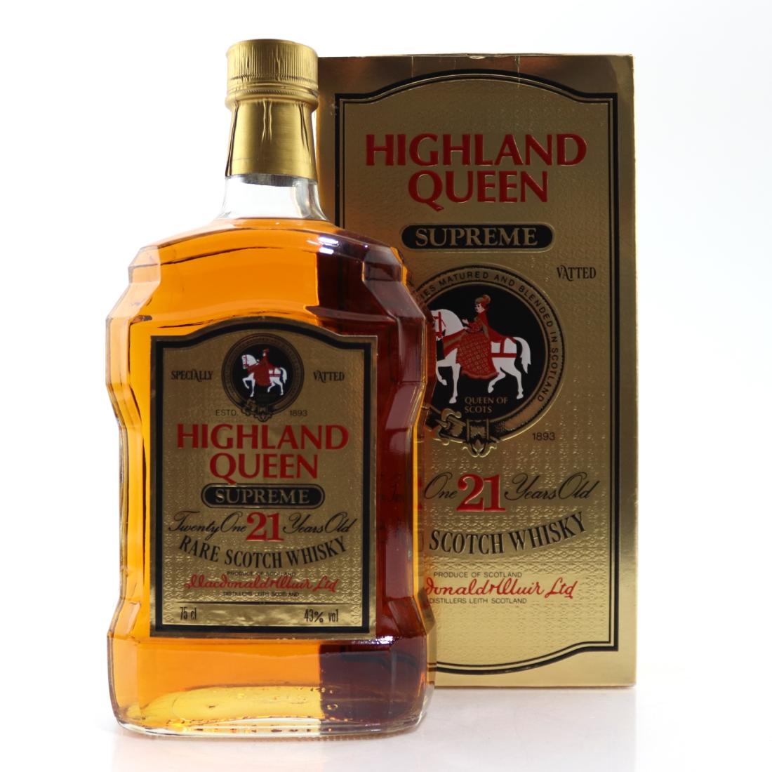 Highland Queen Supreme 21 Year Old Whisky | Whisky Auctioneer