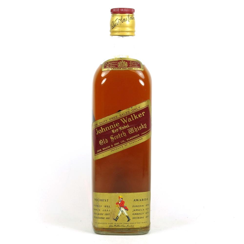Johnnie Walker Red Label 1970s / Duty Free