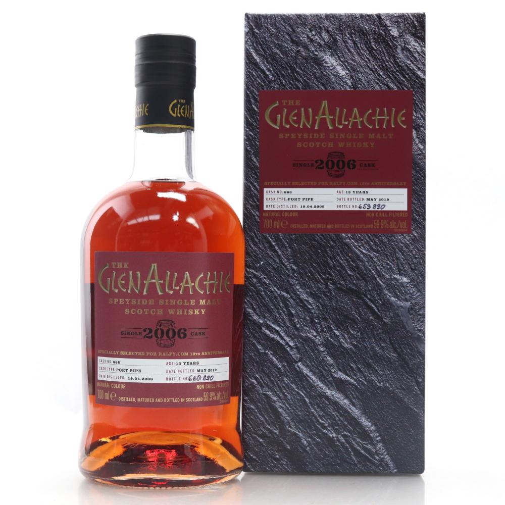 Glenallachie 2006 Single Port Cask 13 Year Old #866 / Ralfy 10th Anniversary