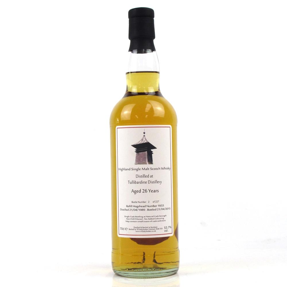 Tullibardine 1989 Whisky Broker 26 Year Old