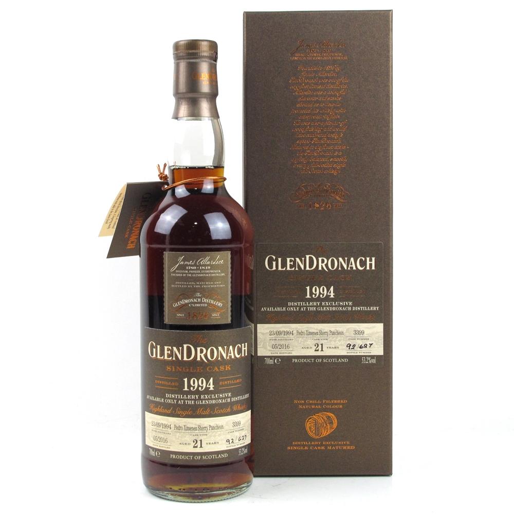 Glendronach 1994 Single Cask 21 Year Old #3399 Distillery Exclusive