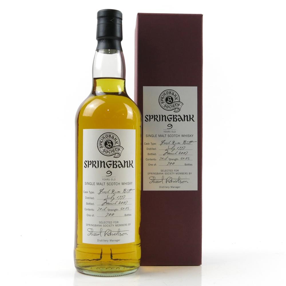 Springbank 1997 9 Year Old Rum Cask