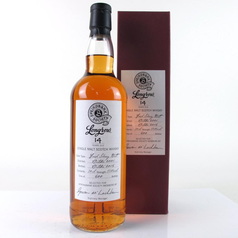 Longrow 2001 Fresh Sherry Butt 14 Year Old