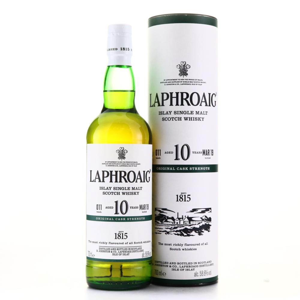 Laphroaig 10 Year Old Cask Strength Batch #011 / Signed