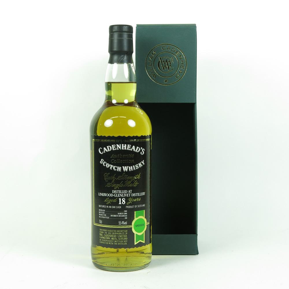 Linkwood 1989 Cadenhead's 18 Year Old 