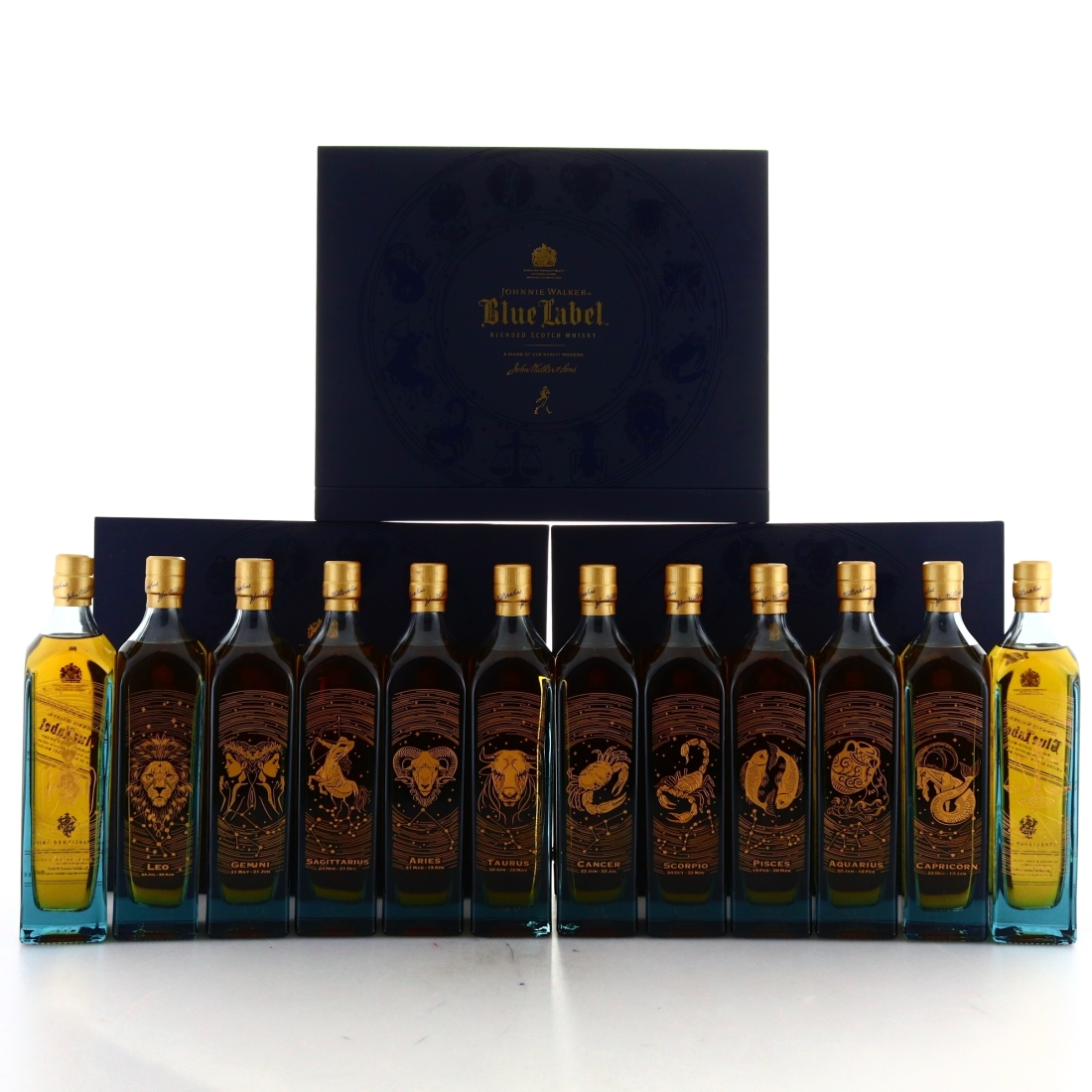 Johnnie Walker Blue Label Zodiac Set 12 x 20cl / Case