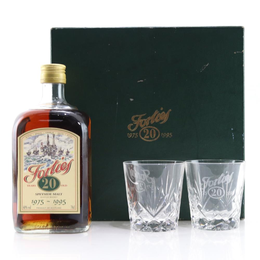 Glenfarclas 1975 Forties 20th Anniversary 20 Year Old / includes Two Glasses
