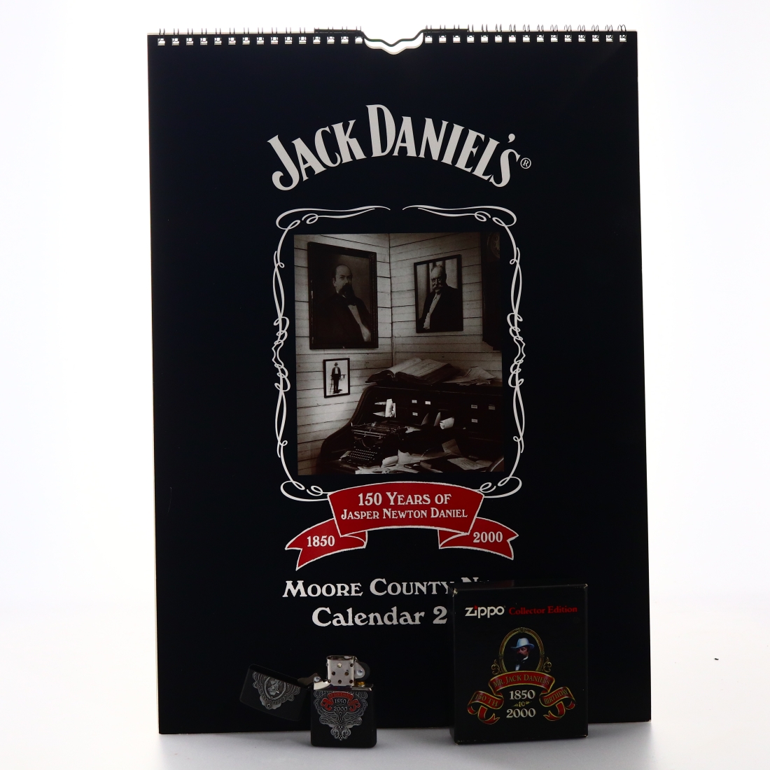 Jack Daniel's Calendar & Zippo Lighter - Collection Only