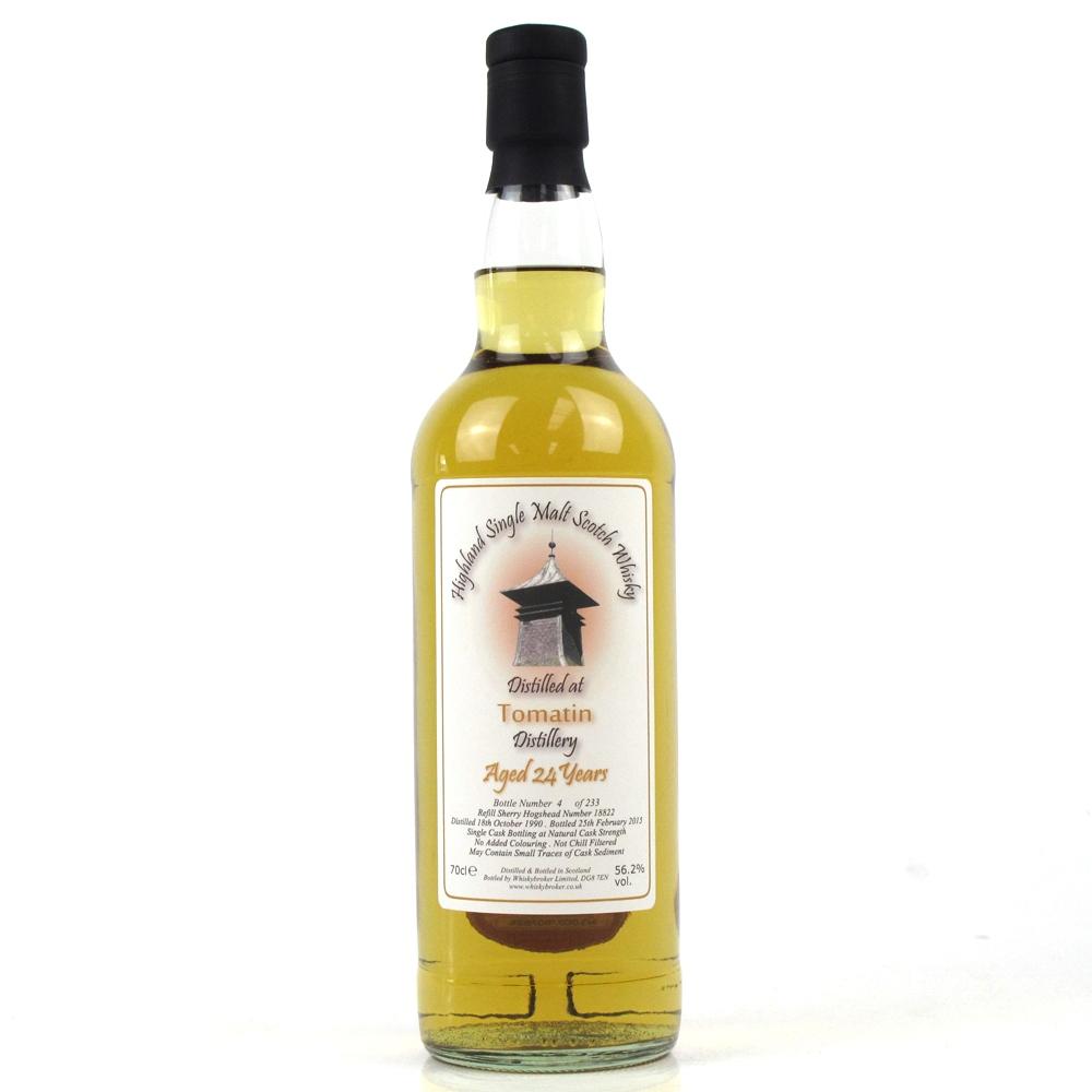 Tomatin 1990 Whisky Broker 24 Year Old