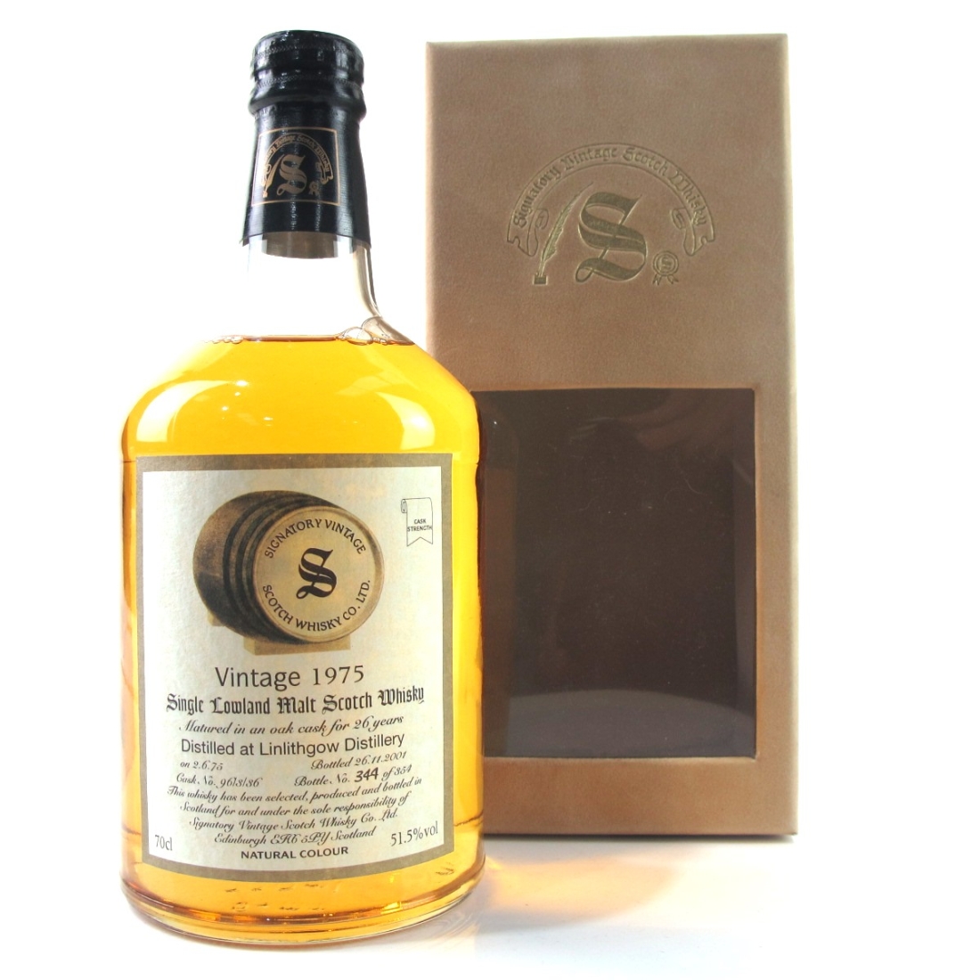 St Magdalene / Linlithgow 1975 Signatory Vintage 26 Year Old Cask Strength