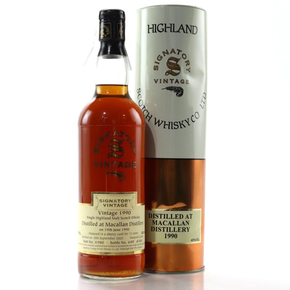 Macallan 1990 Signatory Vintage 13 Year Old