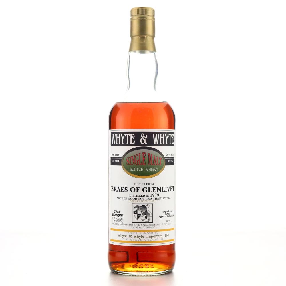 Braes of Glenlivet 1979 Whyte and Whyte 15 Year Old Sherry Cask 75cl / Spirits Library